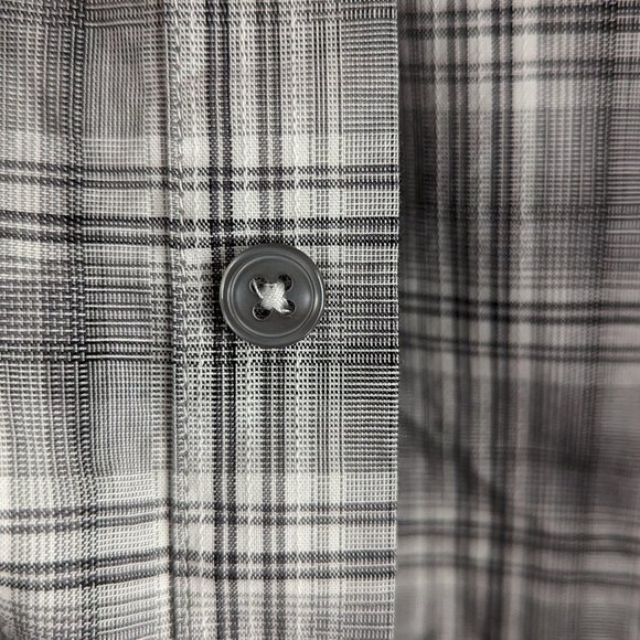 Apt.9* Men's Short Sleeve Button Down Curved Hem Chest Pocket Shirt~ Size XL - Picture 10 of 11